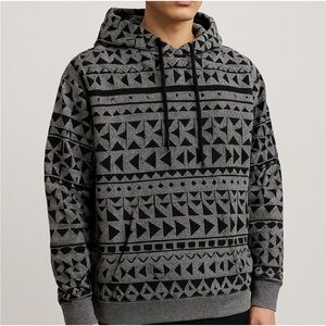 CCS Lightweight Graphic Print Long Sleeve Hoodie. Size Large